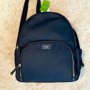 Large Kate Spade backpack- nylon, new with tags